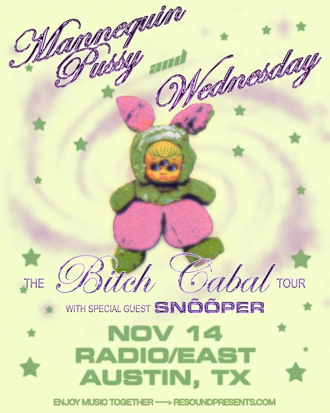 RESOUND PRESENTS: WEDNESDAY & MANNEQUIN PUSSY