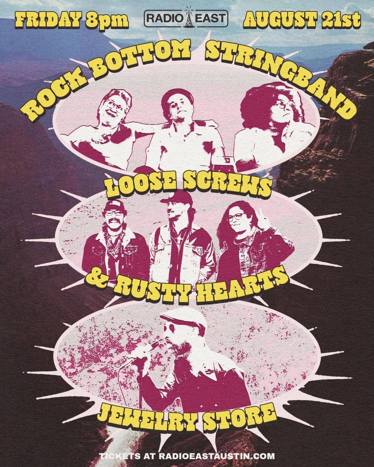 ROCK BOTTOM STRINGBAND  /  /  LOOSE SCREWS & RUSTY HEARTS  /  /  JEWELRY STORE
