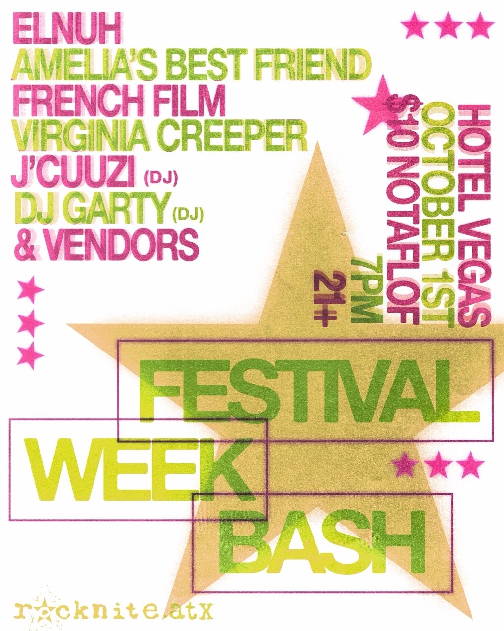 ROCKNITE FESTIVAL WEEK BASH AT HOTEL VEGAS