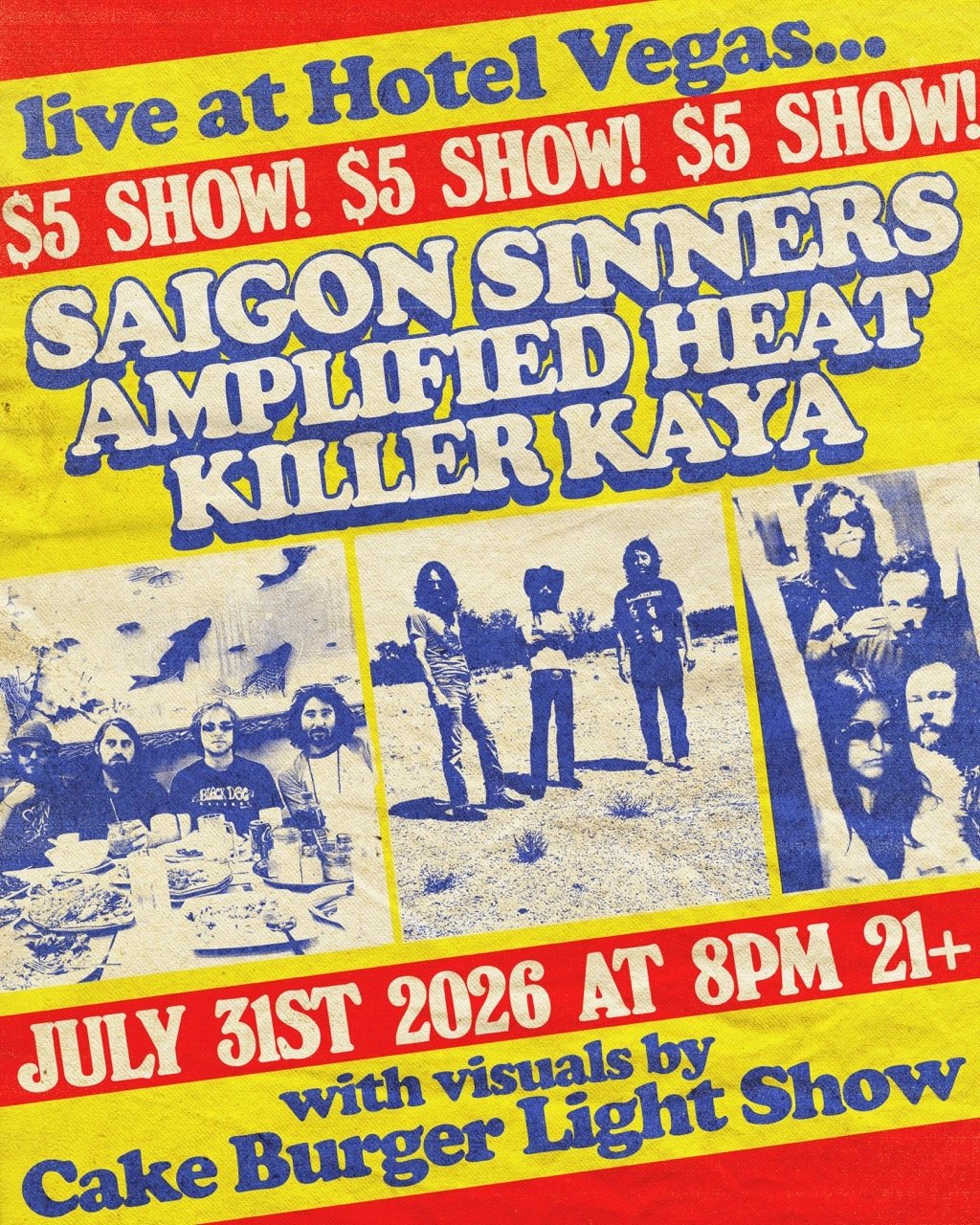 SAIGON SINNERS, AMPLIFIED HEAT, KILLER KAYA