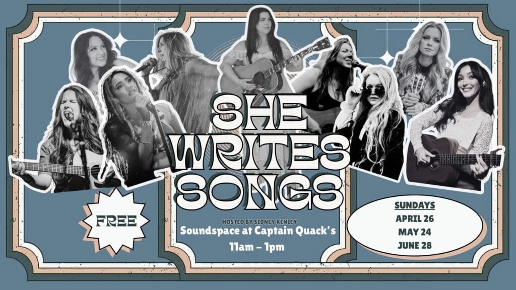 SHE WRITES SONGS – FREE MUSIC