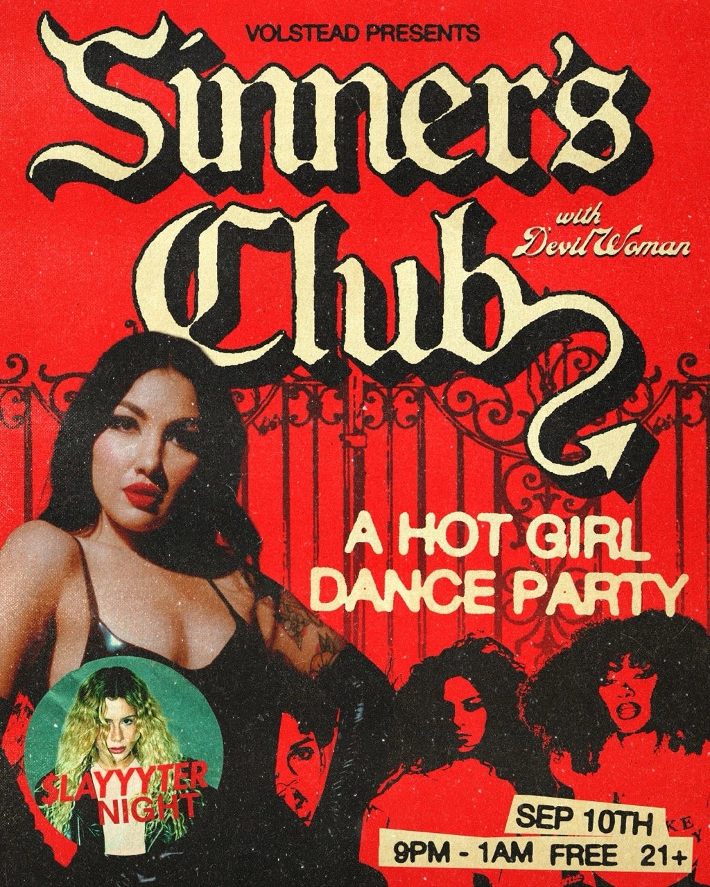 SINNER’S CLUB WITH DEVILWOMAN: SLAYYYTER NIGHT