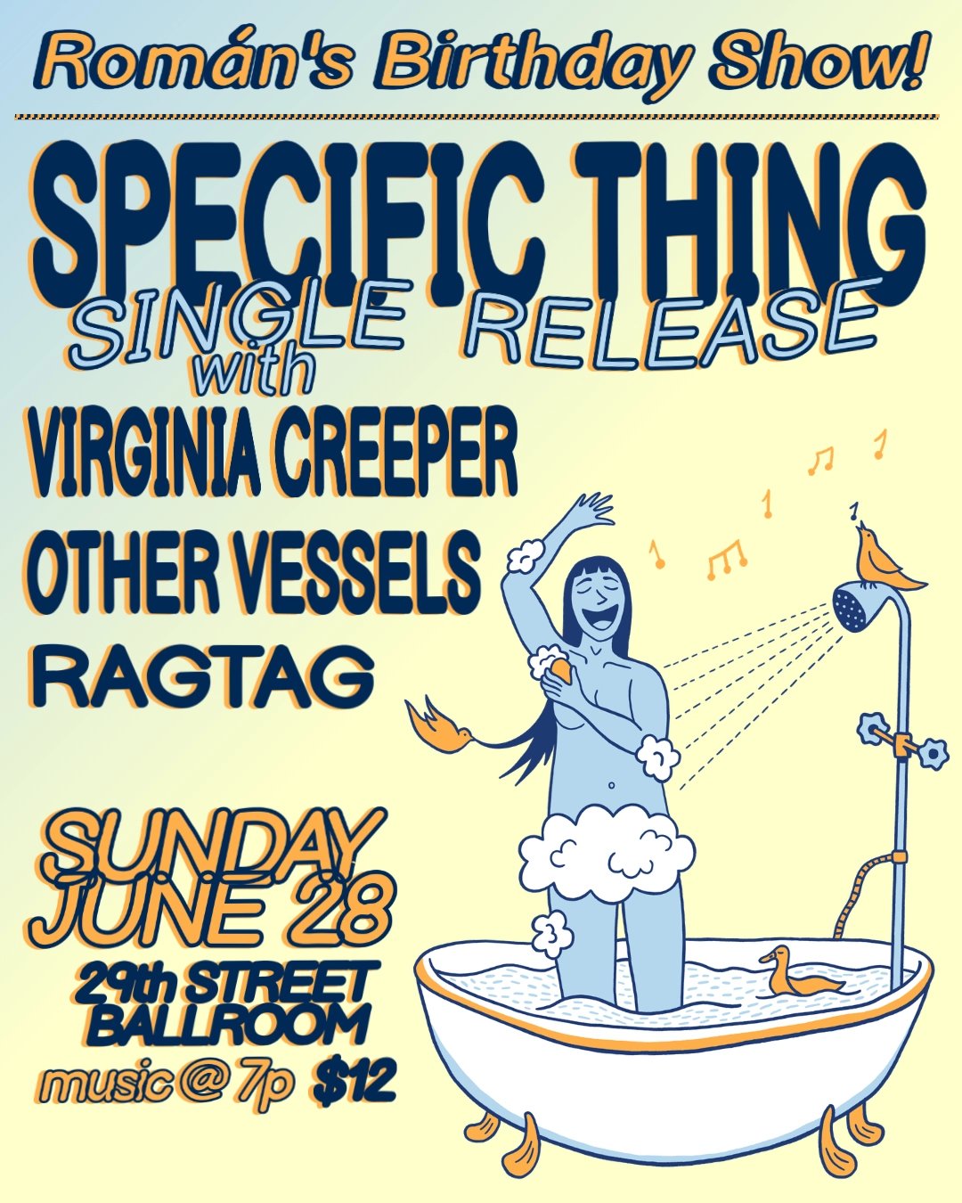 SPECIFIC THING (SINGLE RELEASE) W/ VIRGINIA CREEPER, OTHER VESSELS, RAGTAG