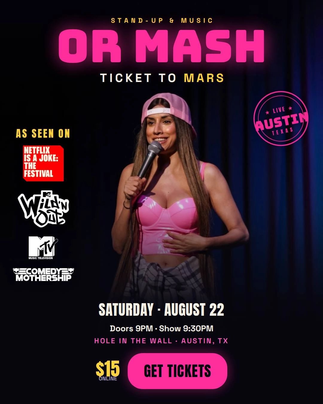 STAND UP & MUSIC FT. OR MASH - TICKET TO MARS