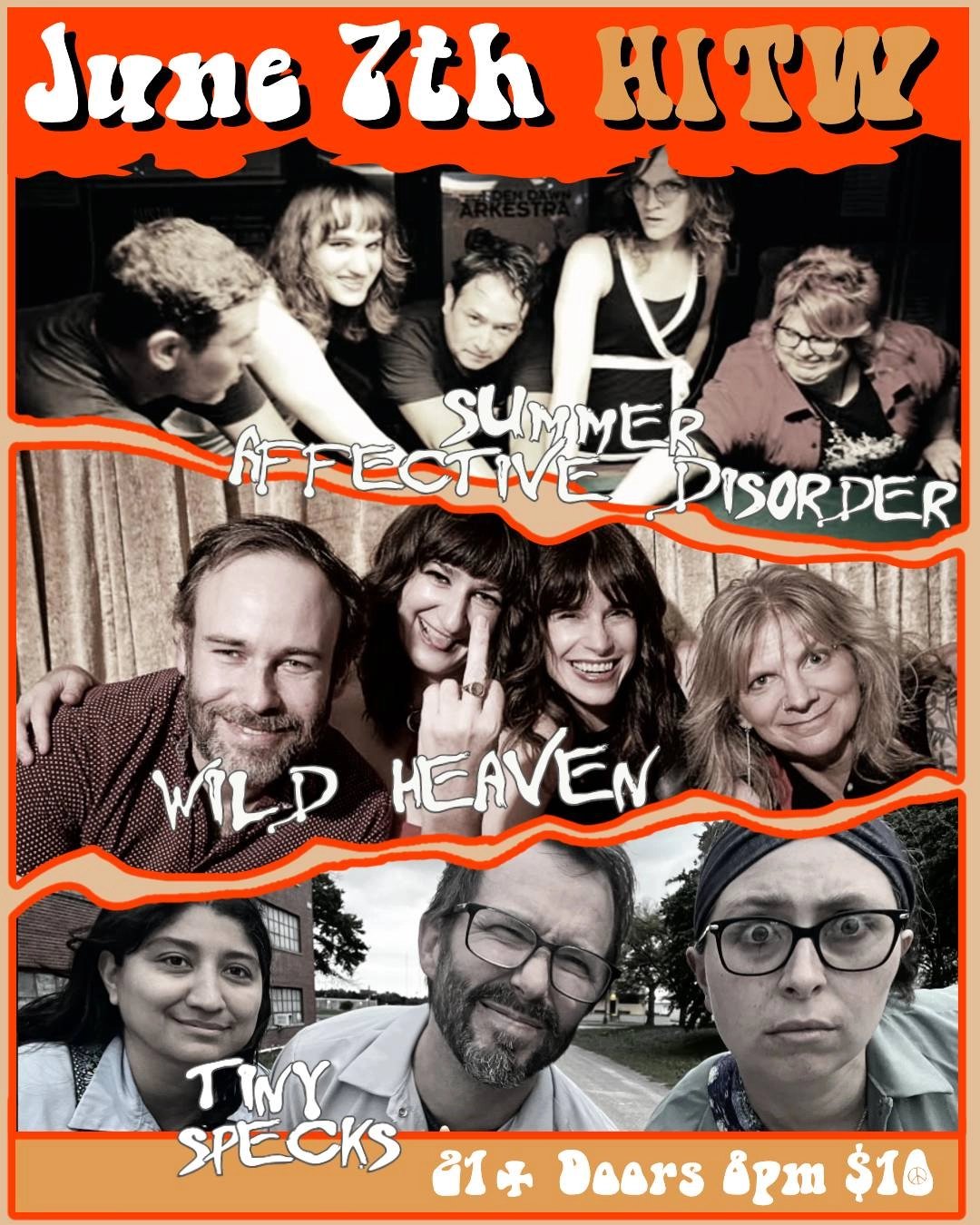 SUMMER AFFECTIVE DISORDER, WILD HEAVEN, TINY SPECKS