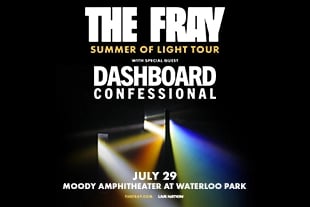 SUMMER OF LIGHT TOUR THE FRAY WITH DASHBOARD CONFESSIONAL AND COLONY HOUSE