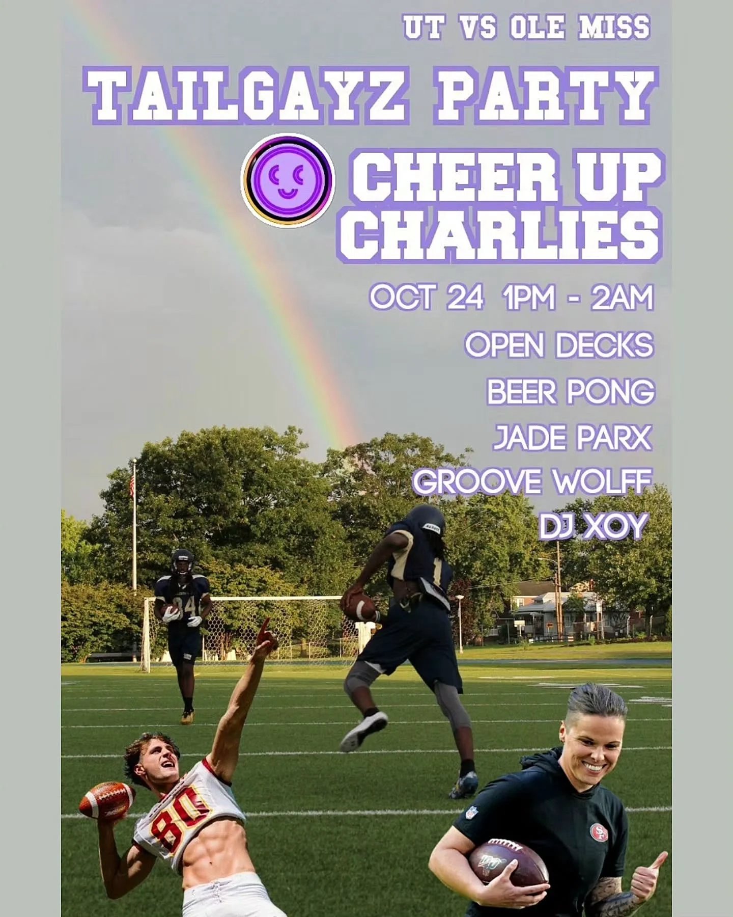 TAILGAYZ PARTY WITH JADE PARX, GROOVE WOLFF & DJ XOY