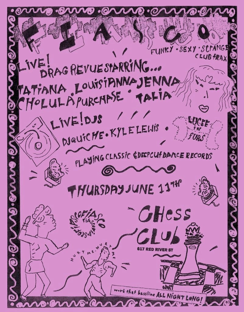 TATIANA CHOLULA / LOUISIANA PURCHASE / JENNA TALIA / DJ QUICHE / KYLE LEWIS / LUCEE IN FURS