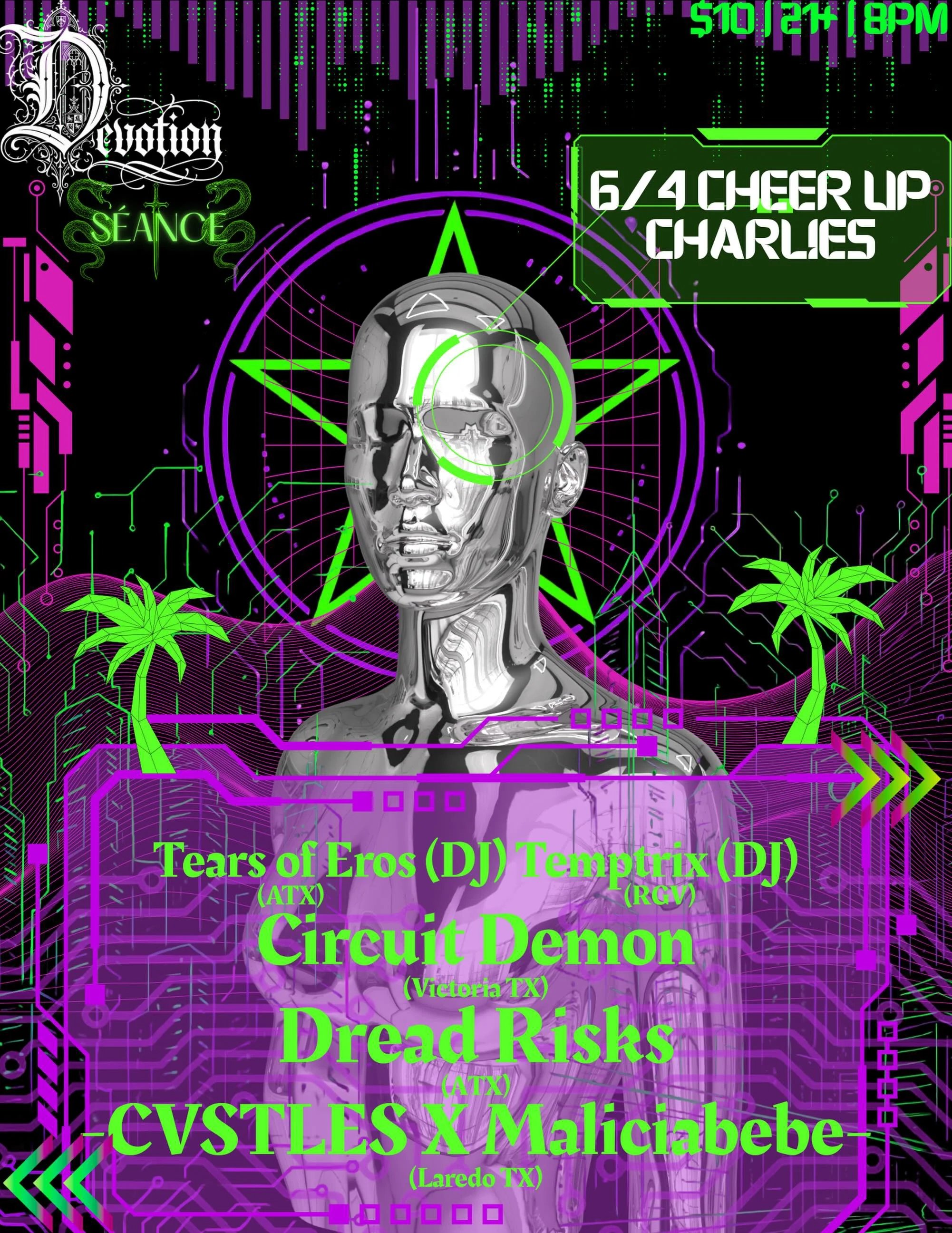 TEARS OF EROS, TEMPTRIX, CIRCUIT DEMON, DREAD RISKS & CVSTALS X MALICIABEBE