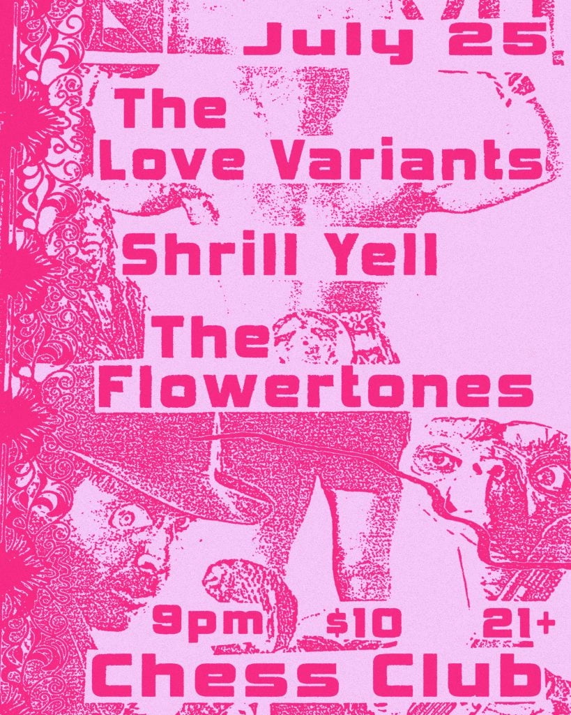 THE FLOWERTONES / THE LOVE VARIANTS / SHRILL YELL