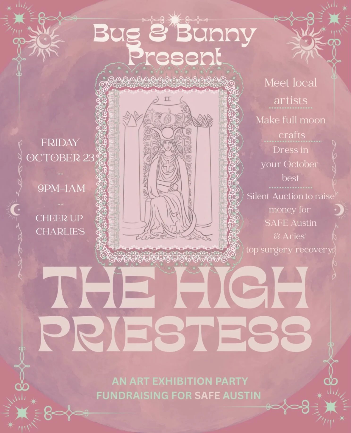 THE HIGH PRIESTESS: AN ART EXHIBITION PARTY