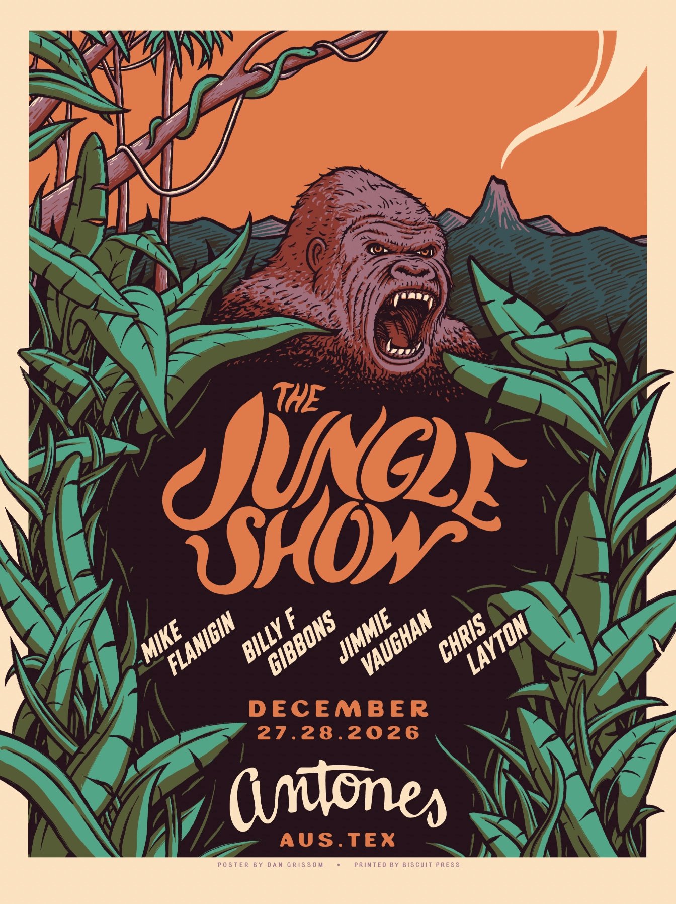 THE JUNGLE SHOW W/ GIBBONS, VAUGHAN, FLANIGIN & LAYTON (NIGHT TWO)