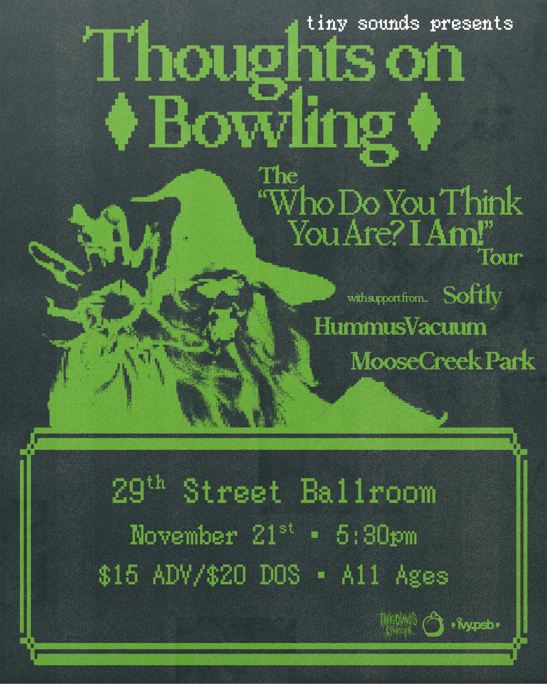 THOUGHTS ON BOWLING W/ SOFTLY, HUMMUSVACCUM, MOOSECREEK PARK
