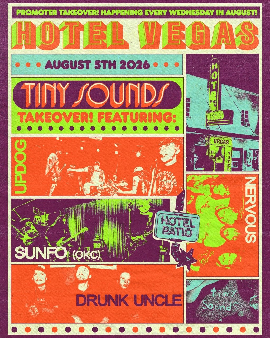 TINY SOUNDS TAKEOVER FT. UPDOG, SUNFO (OKC), DRUNK UNCLE, NERVOUS
