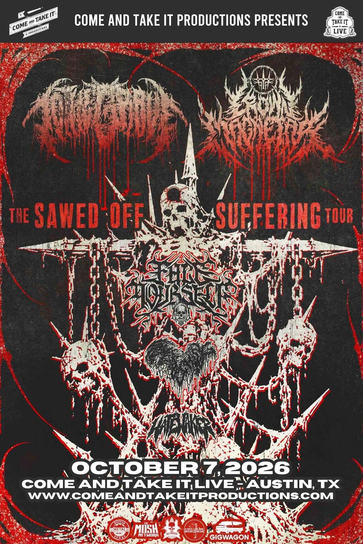 TO THE GRAVE AND CROWN MAGNETAR: THE SAWED OFF SUFFERING TOUR