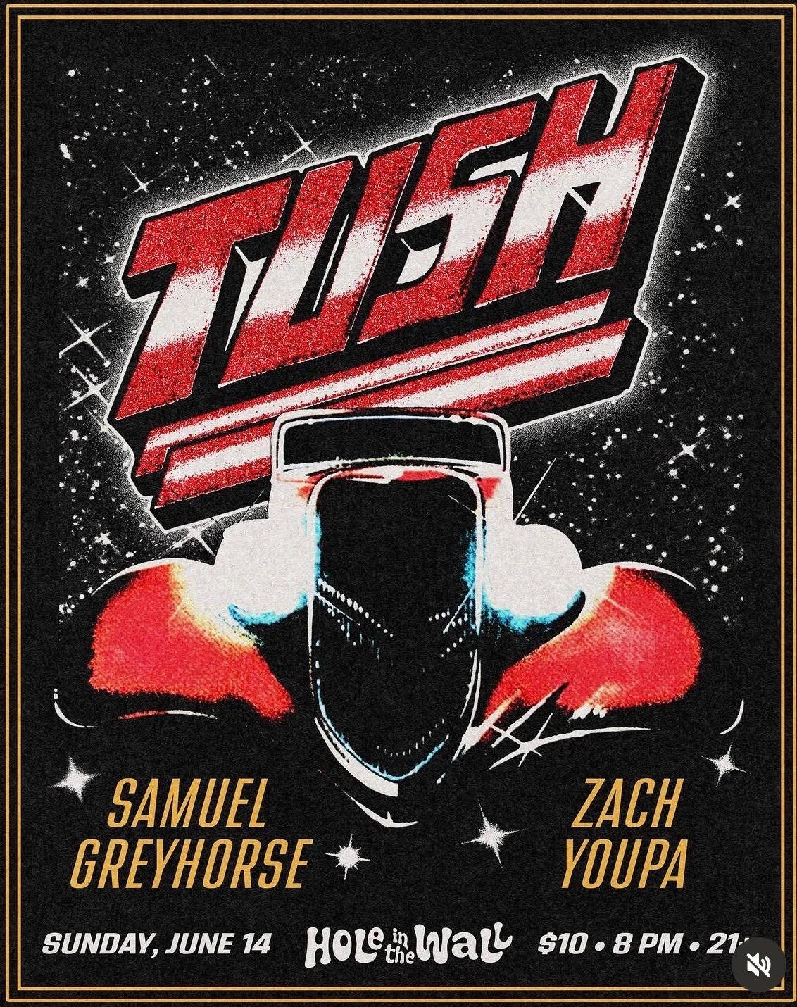 TUSH (ZZ TOP TRIBUTE) WITH SAMUEL GREYHORSE, ZACH YOUPA