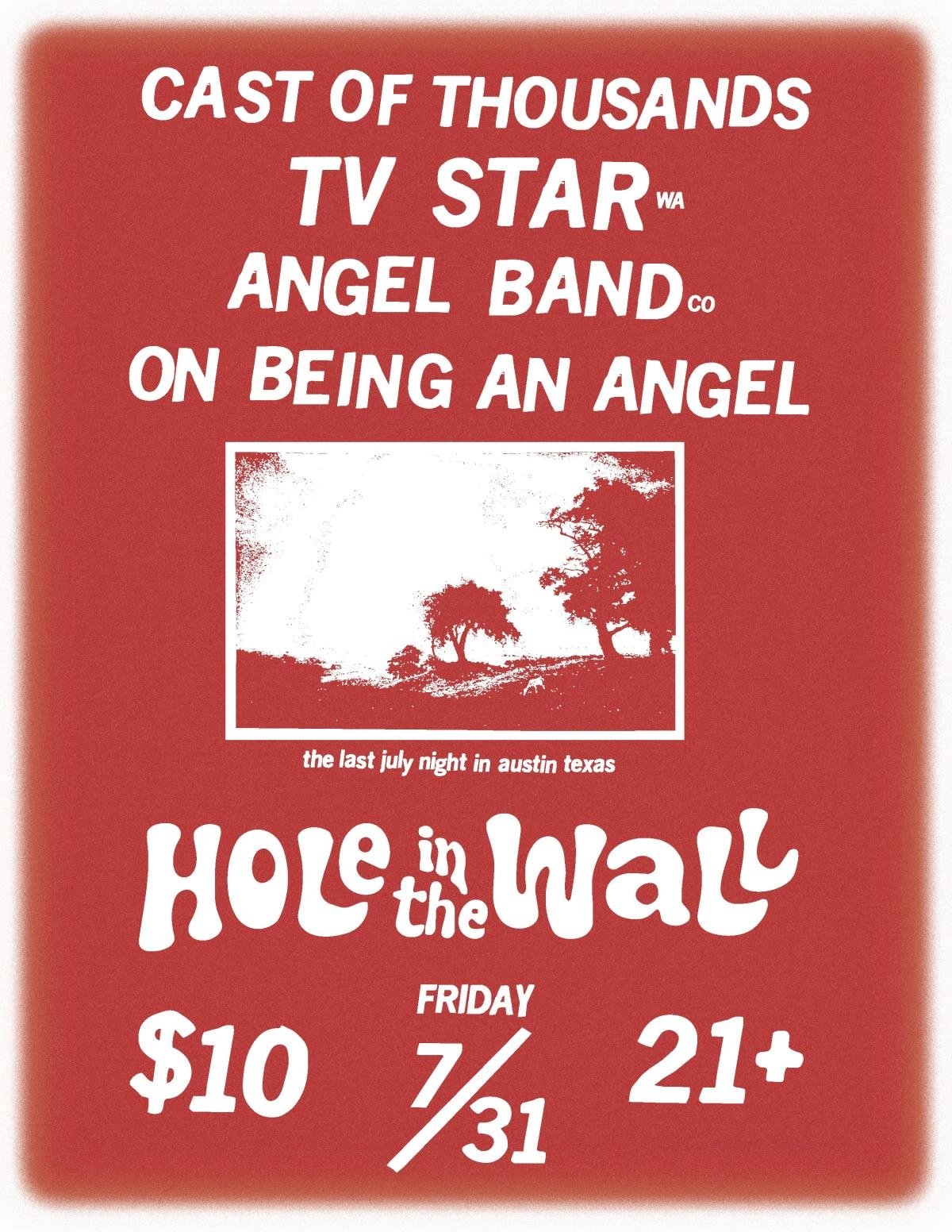 TV STAR (SEATTLE) WITH CAST OF 1000S, ON BEING AN ANGEL, ANGEL BAND (DENVER)