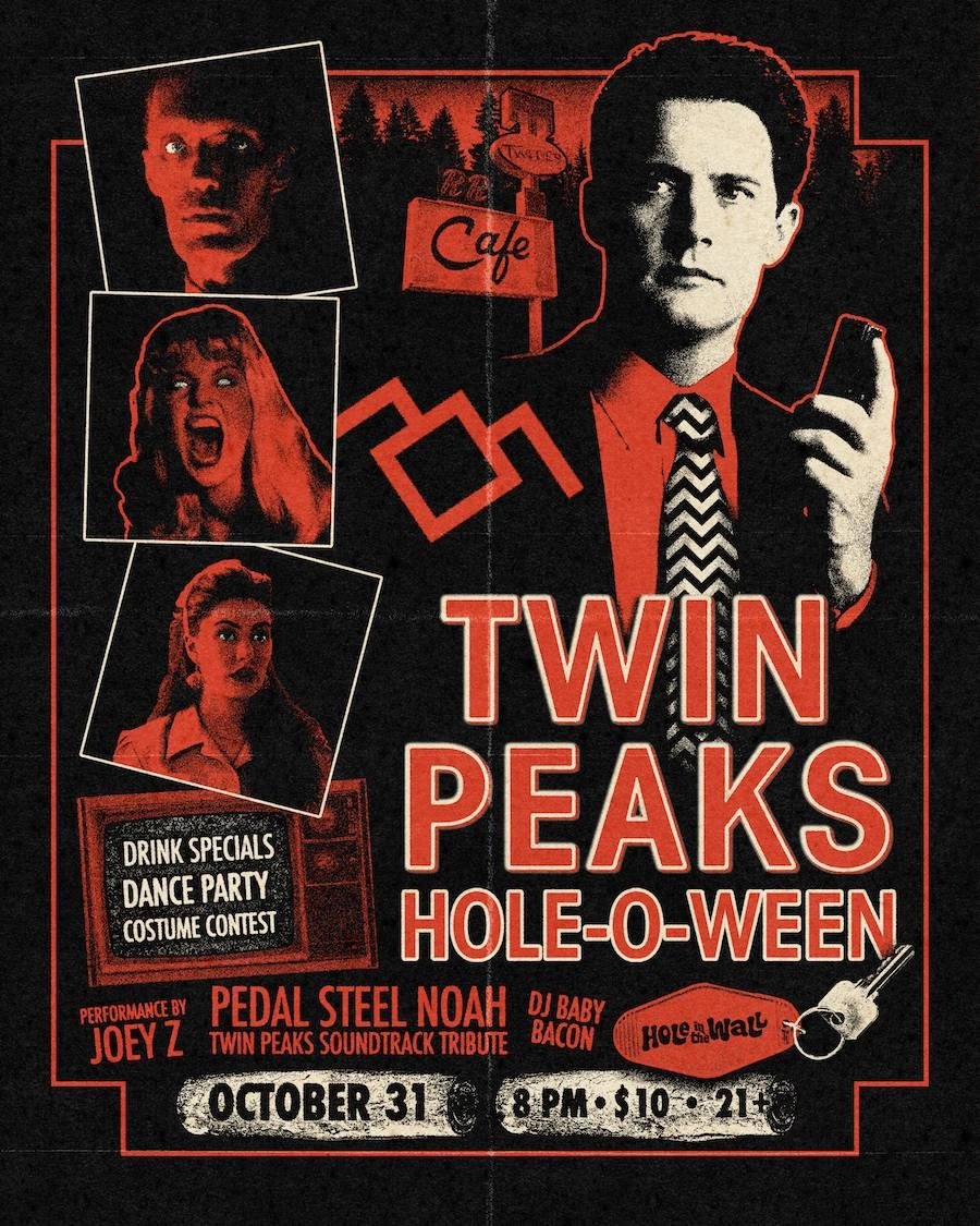 TWIN PEAKS HOLE'O'WEEN FT. SOUNDTRACK COVERS, DJ DANCE PARTY & COSTUME CONTEST