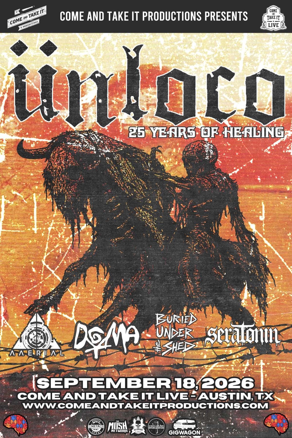 UNLOCO: 25 YEARS OF ‘HEALING’ – AUSTIN