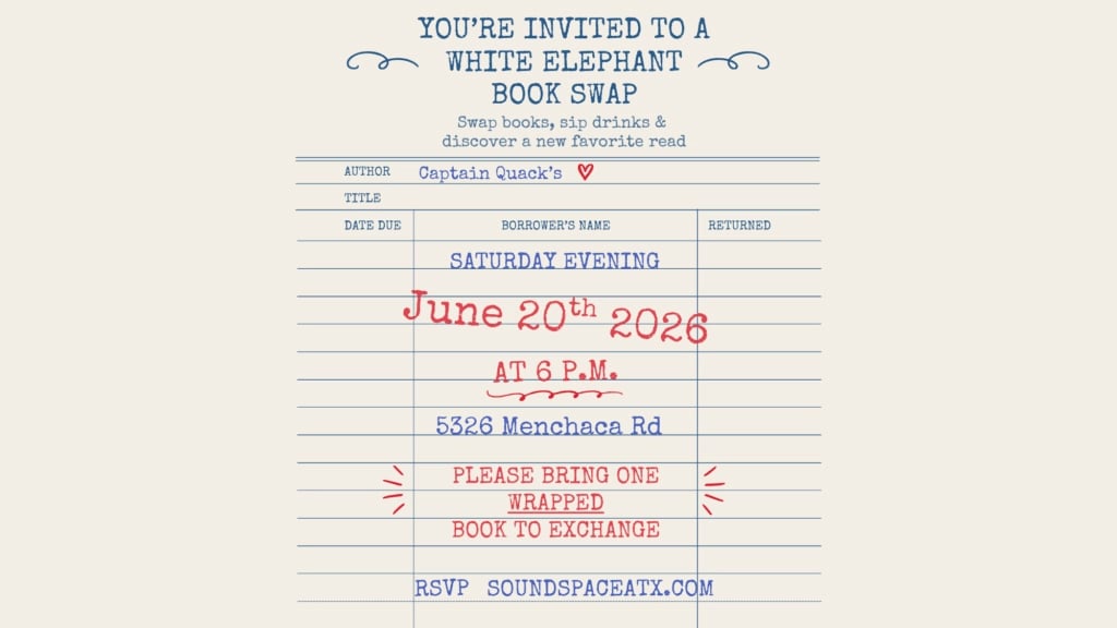 WHITE ELEPHANT BOOK SWAP