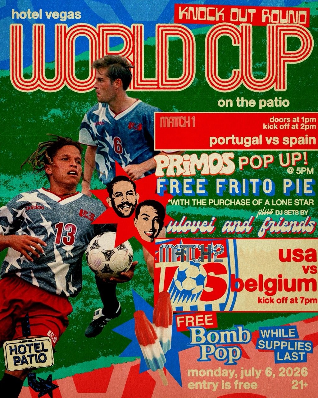 WORLD CUP DAY 26 – USA VS BELGIUM & PORTUGAL VS SPAIN