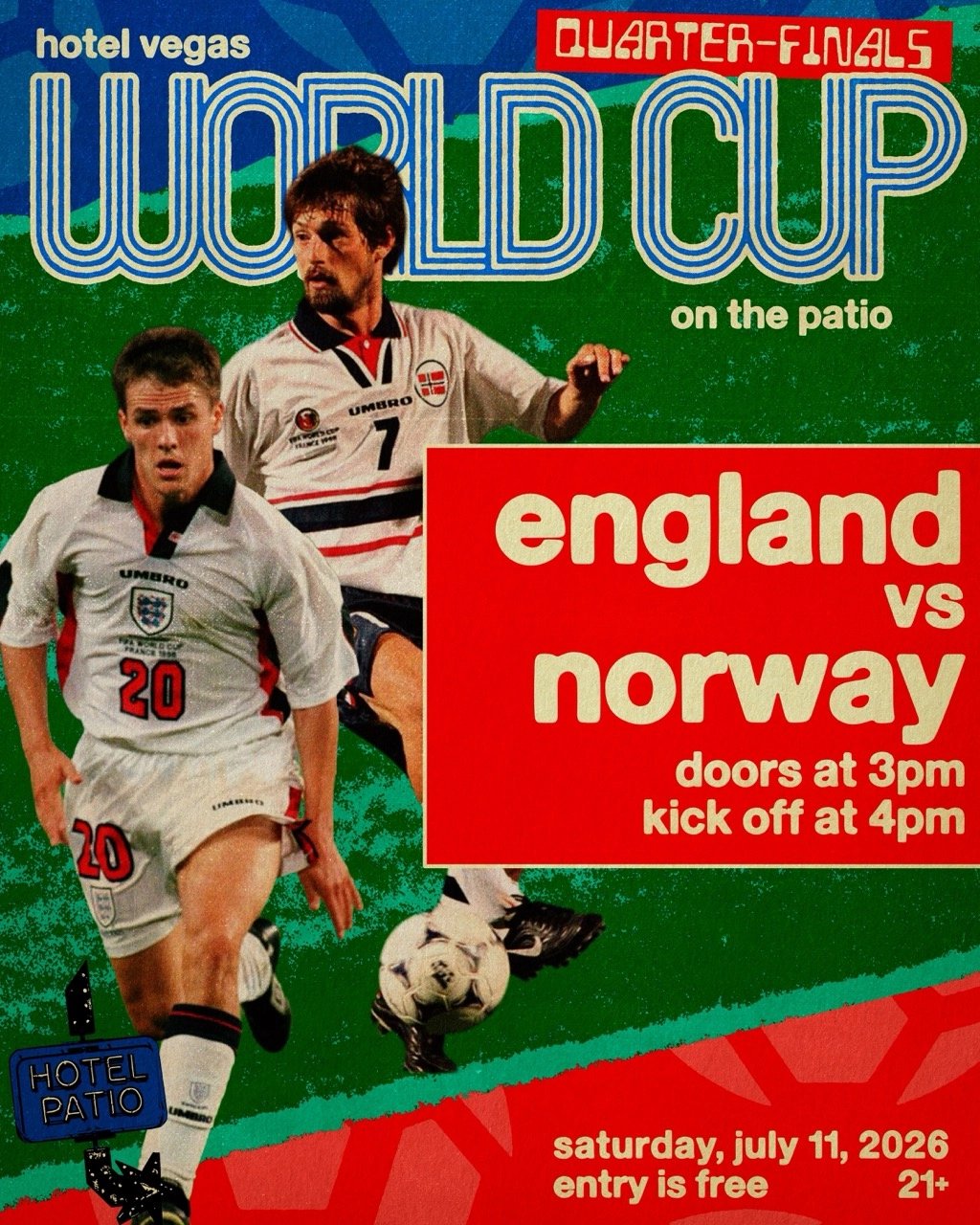 WORLD CUP DAY 30 – ENGLAND VS NORWAY & MORE
