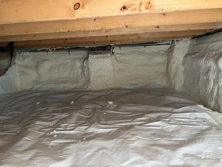 Professional insulation installation service for residential or commercial property improvement.