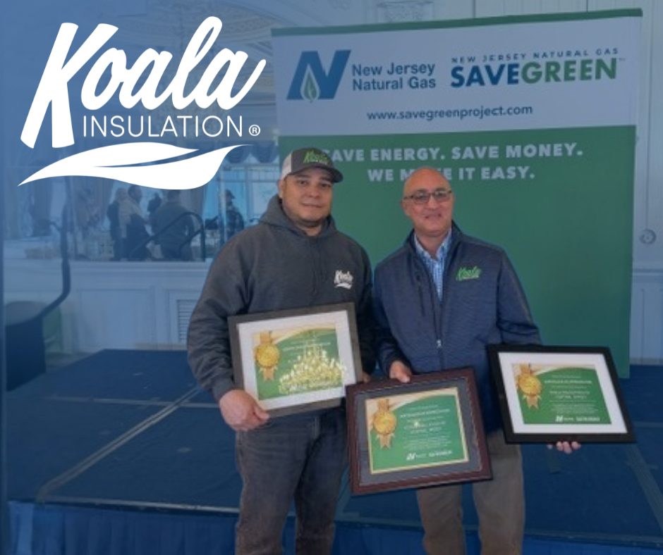 Koala Insulation of Central New Jersey Wins Three Major Awards from New Jersey Natural Gas