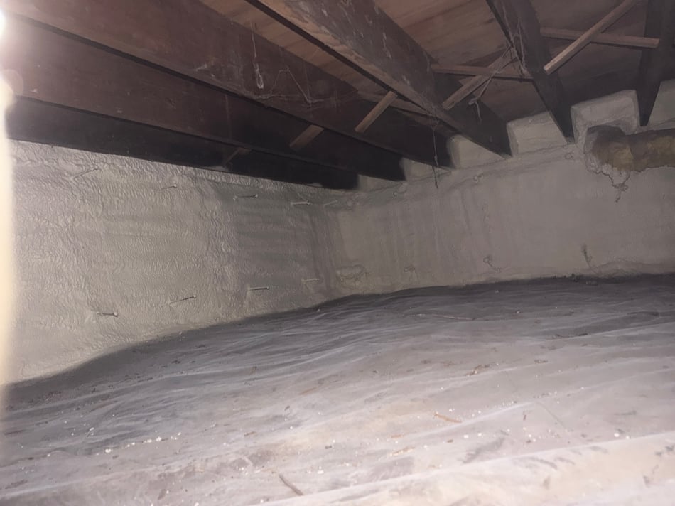 Cold Floors Led to a Crawlspace Spray Foam Upgrade