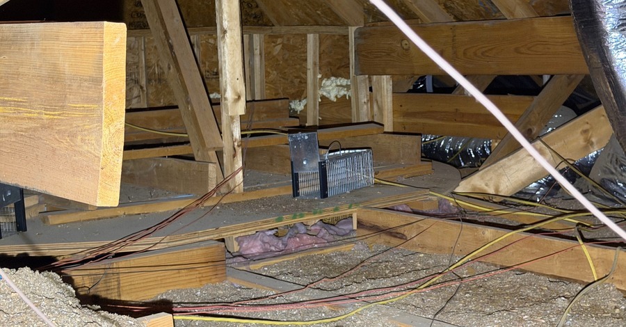 Dust Coming Through the Ceiling in Frisco Lakes