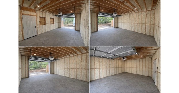 Spray Foam Garage Install in Downtown Savannah