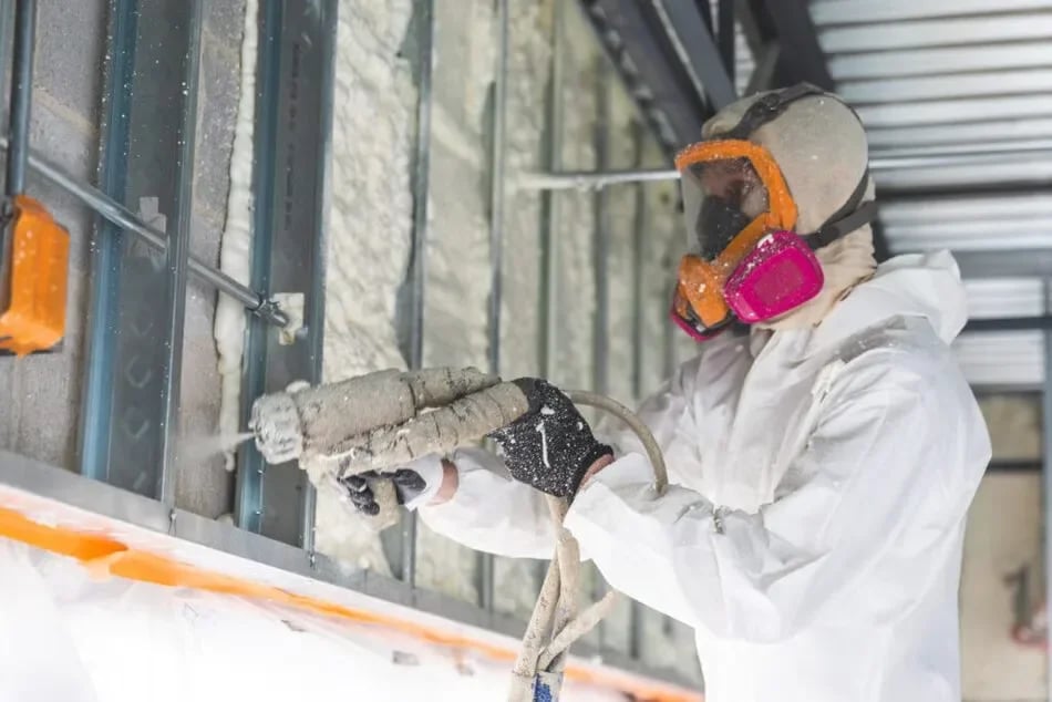 Professional commercial insulation installation for energy efficiency and improved building performance.