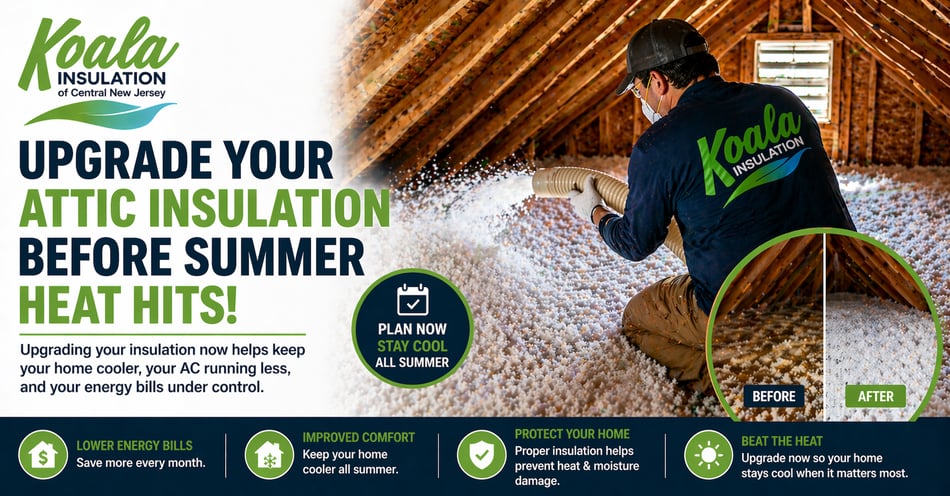 Upgrade Attic Insulation Before Summer NJ