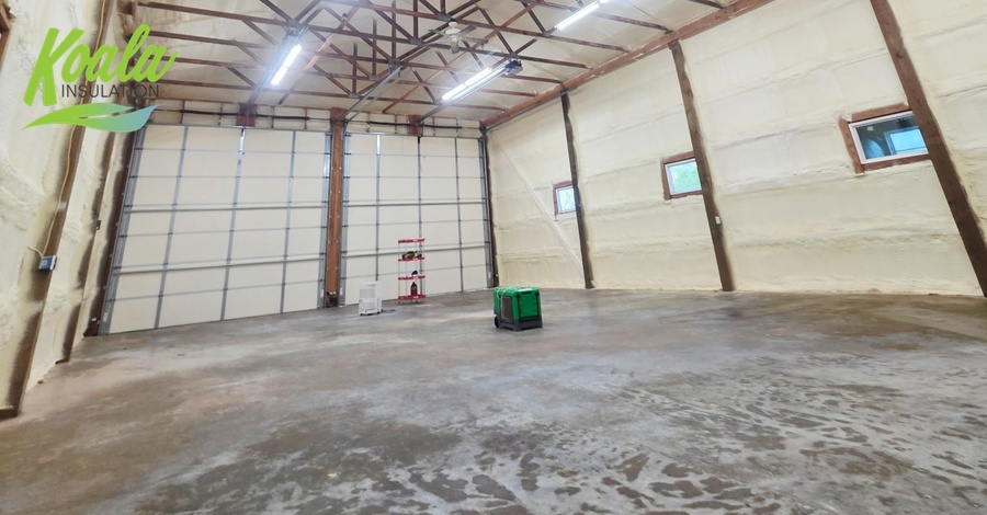 Spray Foam Fixed Condensation in Cookeville RV Garage
