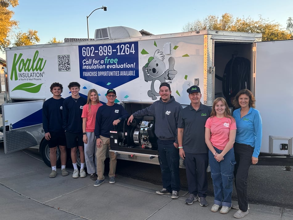 The North and West Phoenix Koala Insulation staff
