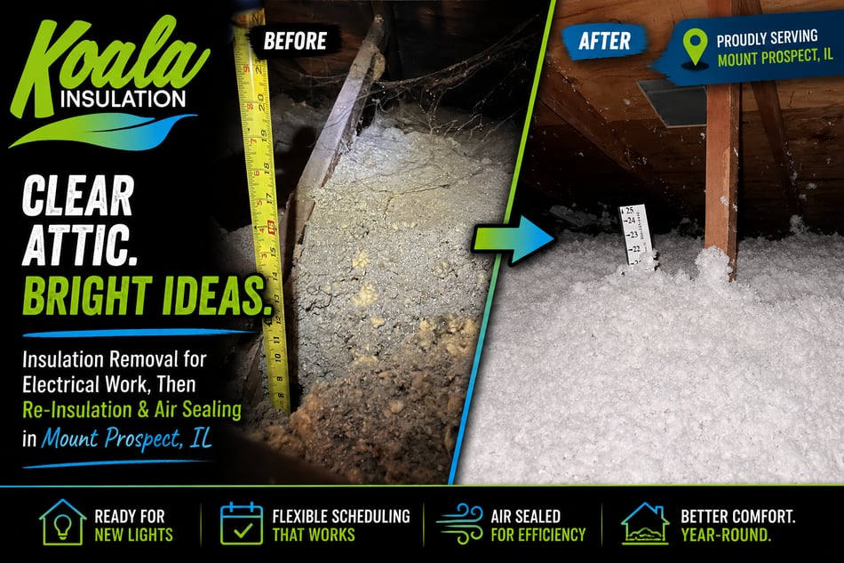 An Attic Project That Needed Good Timing in Mount Prospect