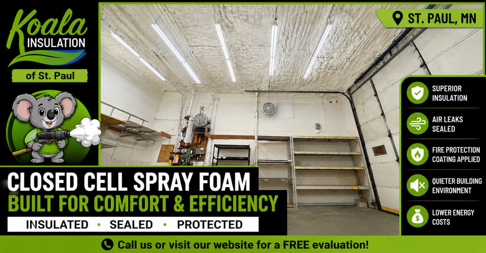 St. Paul Commercial Spray Foam Project