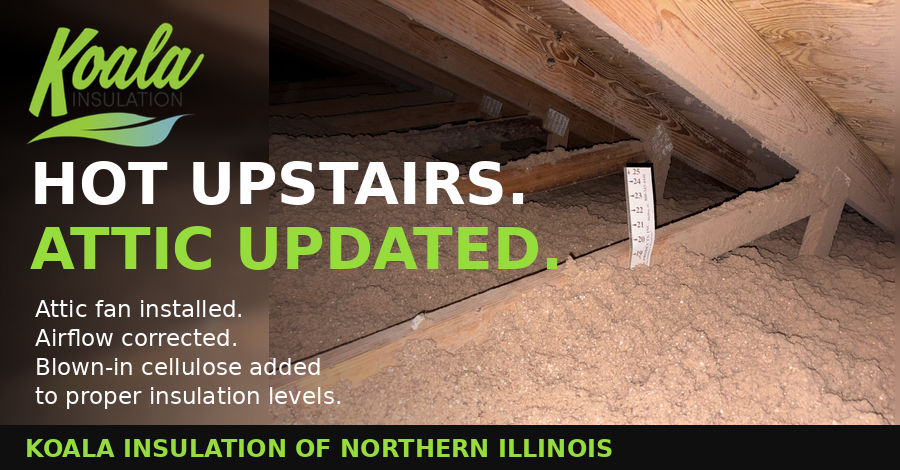 Upstairs Was Always Hotter in This Wauconda Home