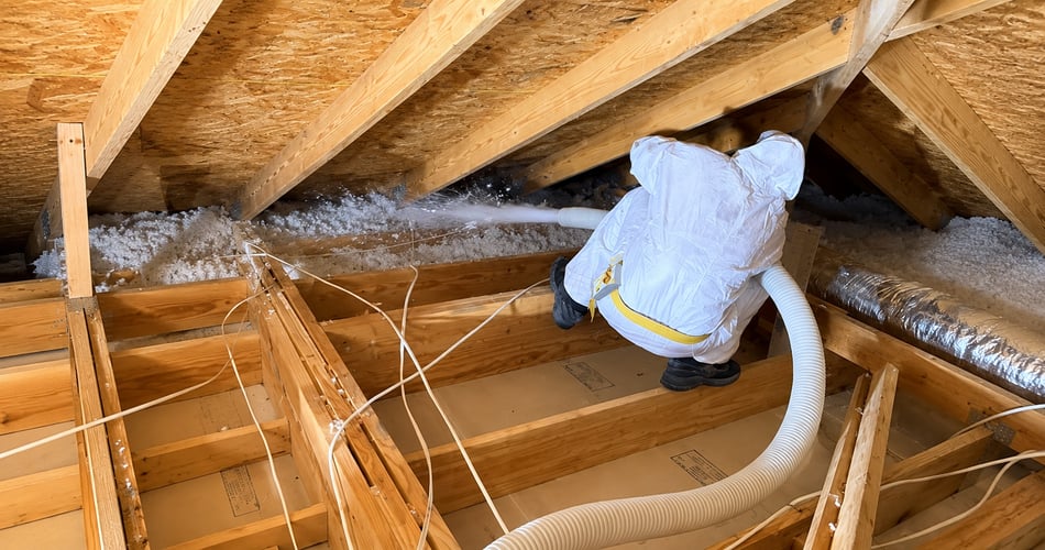 Blown-In Attic Insulation for a Georgetown Home During the Texas Summer