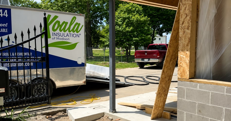Spray Foam Installation at the Wisconsin Governor’s New Mansion