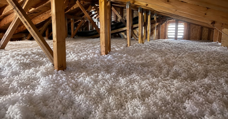 Las Vegas Blown-In Insulation Helped Cool Down This House