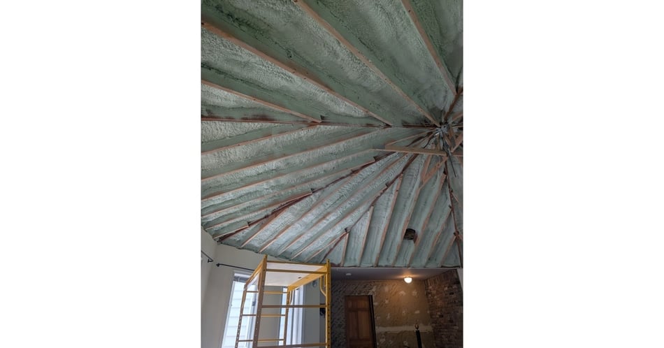 Closed-Cell Spray Foam for a One-of-a-Kind Addition