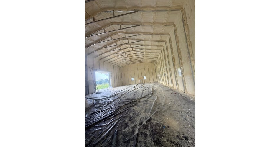 This Hebron Pole Barn Took a Few Months to Get Started