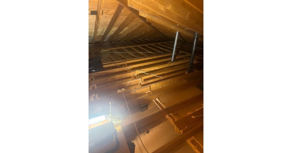 The Raccoons Were Gone. This McHenry Attic Still Needed to Be Finished.
