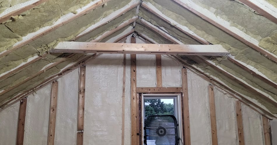 Before This St. Charles Attic Could Become a Bedroom, It Needed Insulation