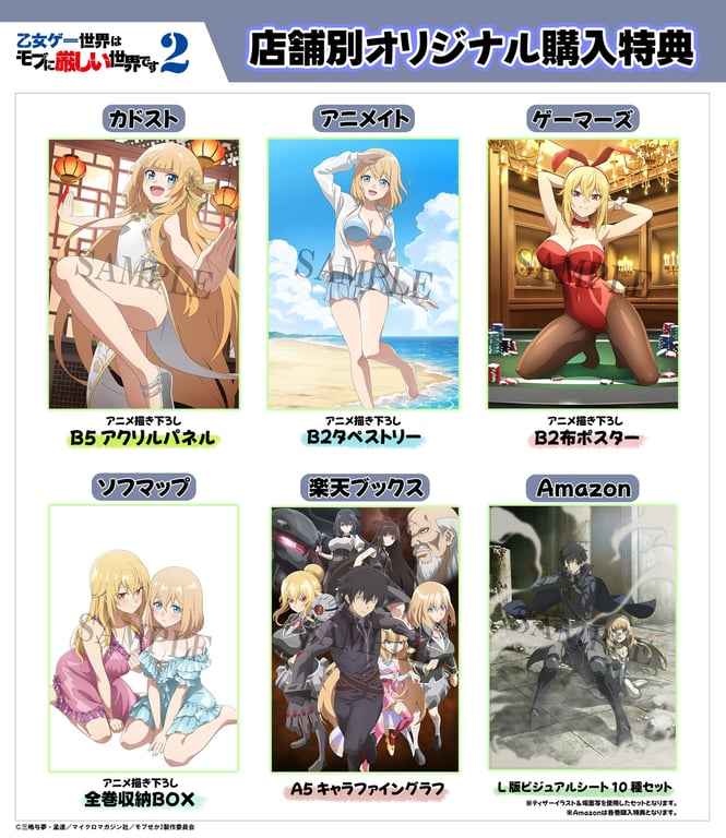 [Merch] Trapped in a Dating Sim: The World of Otome … merch drop
