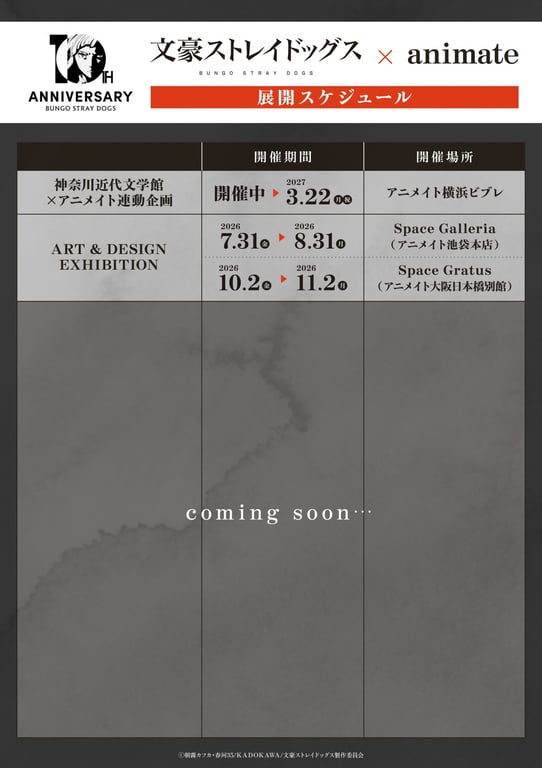 【コラボ】「文豪ストレイドッグス わん！２」のキャンペーンが発表