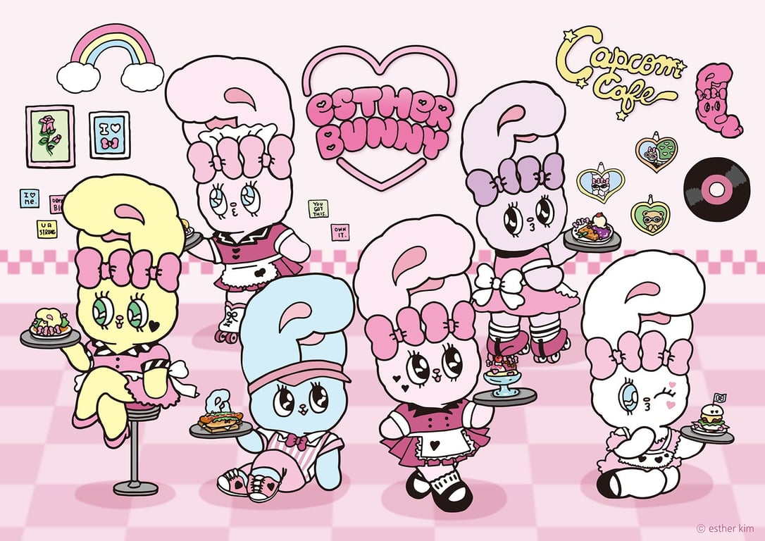 ESTHER BUNNY カフェ in 池袋・梅田 8月28日よりコラボ開催!