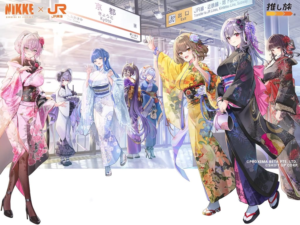 Goddess of Victory: NIKKE x Oshitabi Collaboration Round 2 Starts in Kyoto on Sept. 11