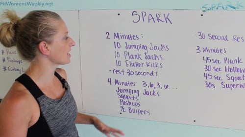 Habit workout video screenshot